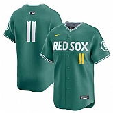 Men's Boston Red Sox #11 Rafael Devers Green 2025 City Connect Limited Stitched Jersey Dzhi,baseball caps,new era cap wholesale,wholesale hats
